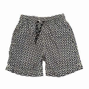 Crewcuts Navy & White Geometric Bathing Suite - Size 5T